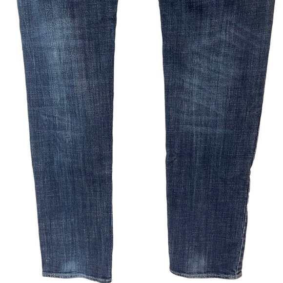 Rock and Republic Berlin Dark Wash Denim Skinny Mid-Rise Jeans Stretch Womens 8M - Picture 10 of 12